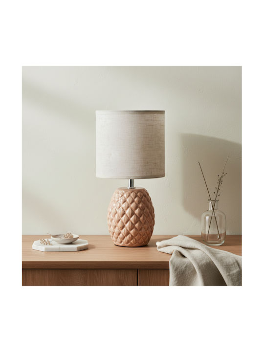 Lampa Tischlampen mit Orangefarbenem Hut und Basis