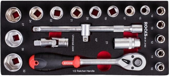 Rooks Ratchet With Sockets 20 Pieces