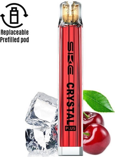 SKE Crystal Pod-Bausatz 2ml mit Integrierter Batterie 400mAh Rote Cherry Ice