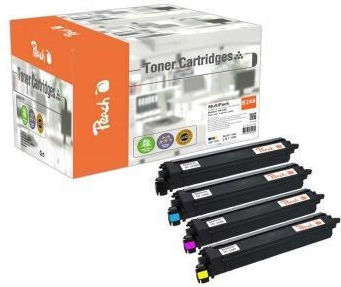 Peach Съвместим Тонер за Лазерен Принтер Brother Brother TN-248 Многоцветен с Нов Чип