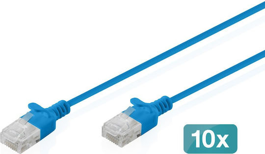 Digitus U/UTP Cat.6 (Gigabit) Blue Ethernet Network Cable