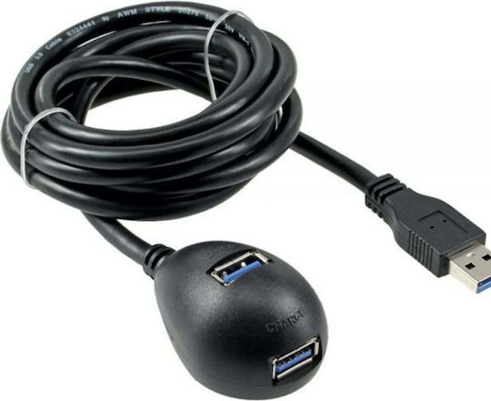 InLine USB хъб с 3.0 портове и USB-A връзка
