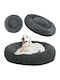 Hundebett Rund Grau 80x80cm