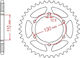 Rear Sprocket 486 42 Teeth Roc Kawasaki Er-5 500cc Which Combines Price Quality124183