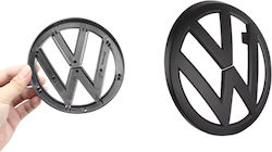 Емблема Vw Golf 7 2014-2017 Качулка На Автомобил Предна 135мм 1 Брой Черен Матиран