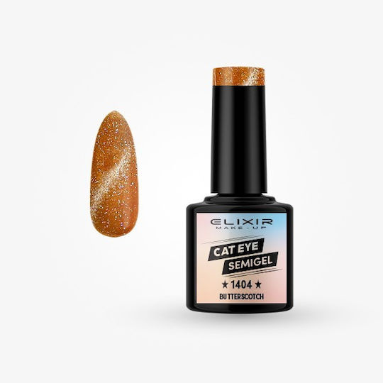 Elixir Ημιμόνιμο Βερνίκι Νυχιών 1404 - Butterscotch Cat Eye 8ml