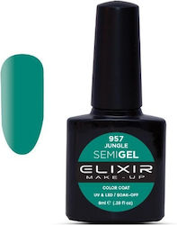 Elixir Semigel Gel Nail Polish 957 Jungle 8ml
