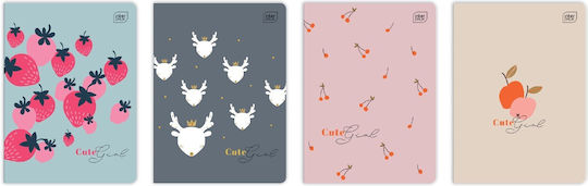 interDRUK Ruled Notebooks A5 32 Paper Sheets 10 Pieces (Miscellaneous Designs)