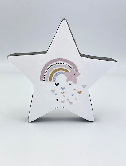 Star Press Papier Pink Rainbow Cute Decorative 11.5cm 0/14a124 Riniotis Rin-0/14a124