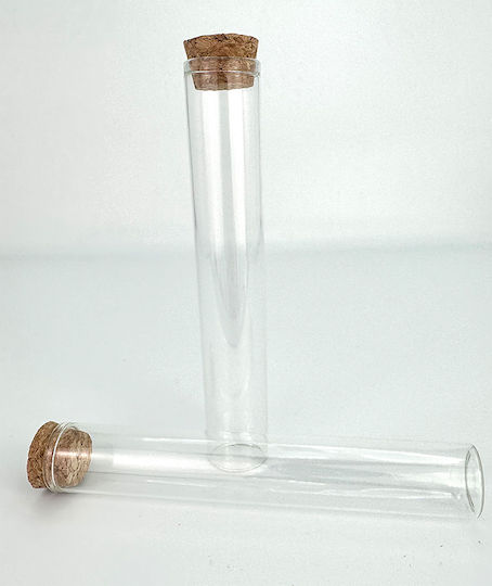 Glass Tube Container for Decoration & Wedding Favor 15x2.5cm 40 Pieces G9 Riniotis Rin-g9