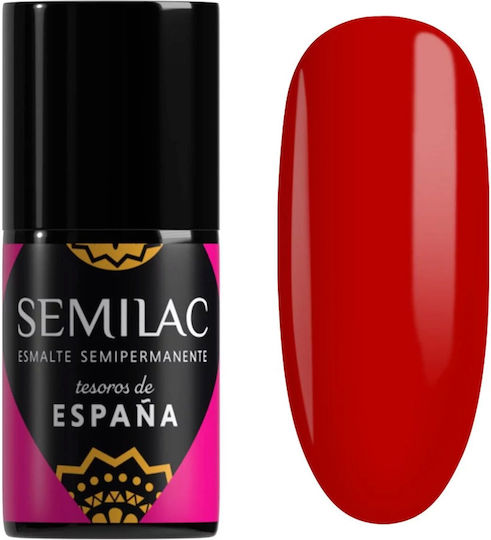 Semilac Semi Permanent Nail Polish 477 Ritmo Flamenco 7ml