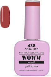 Woww Cosmetics Gel Nagellack 438 Korallenrot 10ml Woww Cosmetics Gel Nagellack 438 Korallenrot 10ml