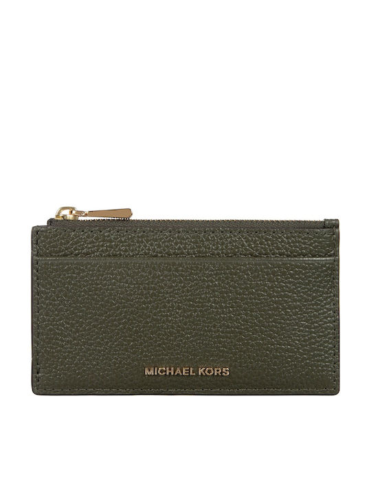 Michael Michael Leder Damenbrieftasche Karten Grün