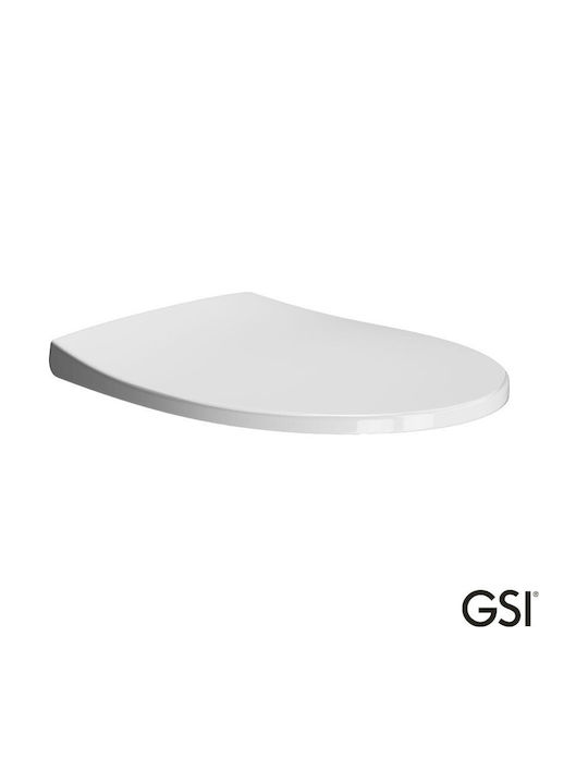 GSI Modo Капак за тоалетна чиния Slim Пластмасов Бял