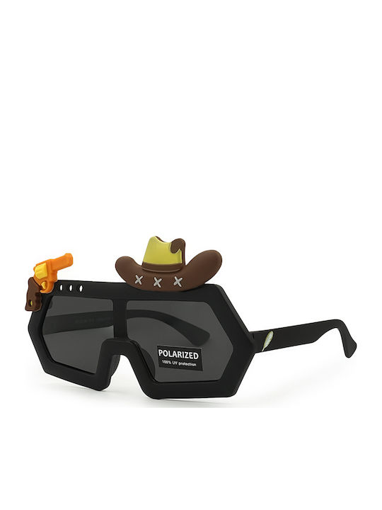 Kiddos Unbreakable Square Kids Sunglasses with Polarized Lens Yellow