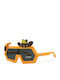 Kiddos Unbreakable Square Kids Sunglasses with Polarized Lens Yellow