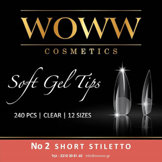 Woww Cosmetics Съвети за нокти 240 бр 5444