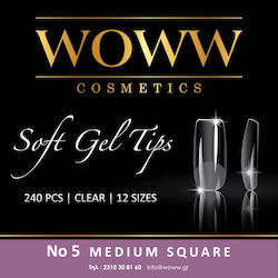 Woww Cosmetics Tipsuri unghii false 240 bucăți 5447