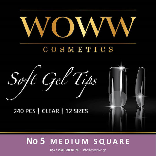 Woww Cosmetics Съвети за нокти 240 бр 5447