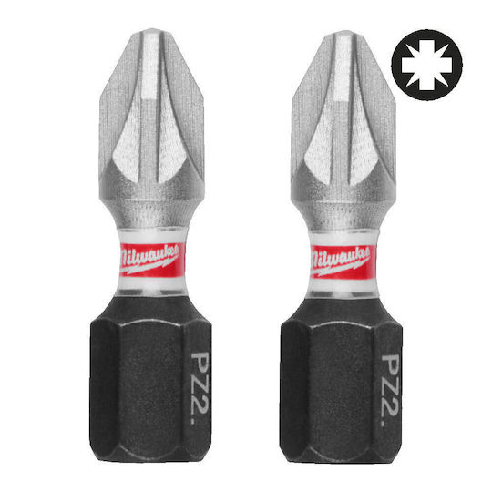 Винтовертни битове Shockwave Pozi 2x25mm Комплект 25бр Mw