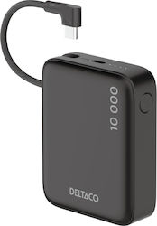Deltaco PB-CC101 10000mAh 20W Μαύρο