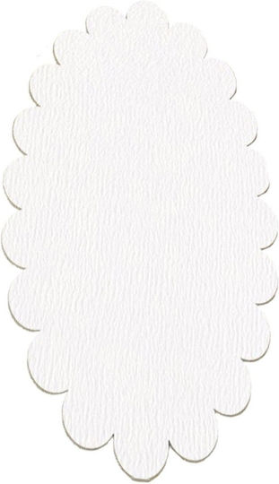 Conceptum Hypnose Ellipse Χαλί Ορθογώνιο White 135x90cm