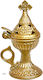 Spv Ts Censer Incense Burner Ecclesiastical Metal Gold 15x6.5cm