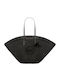 Michael Kors Isa Stoff Strandtasche Schwarz
