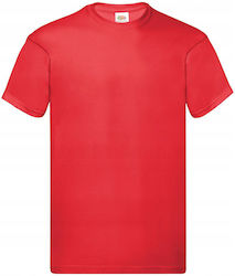 Fruit of the Loom Original Unisex T-shirt Red