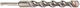 Milwaukee Bohrmaschine mit SDS Plus Bohrer Spitze 24x250mm
