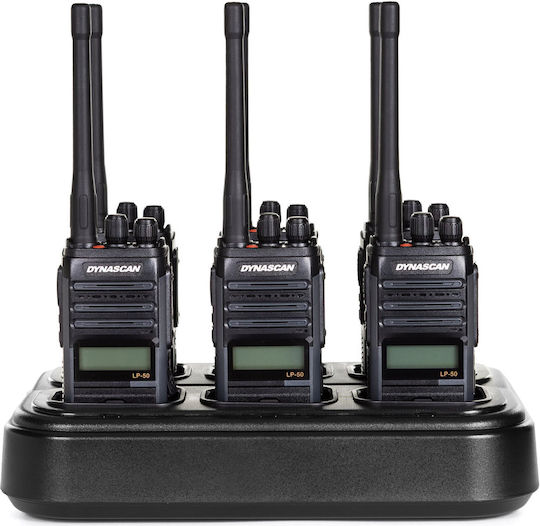 DynaScan LP-50 Безжичен Пoмпoдeктор PMR с Монохромен Дисплей Комплект 6 бр