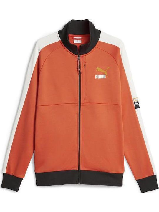 Ανδρική Ζακέτα Track Jacket Πορτοκαλί