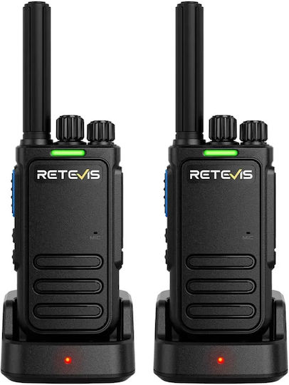 Retevis MateTalk B64 Kabelloser CB- und Zwei-Wege-Funkgerät PMR Ohne Anzeige Set 2Stücke
