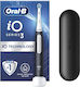 Oral-B Io 3 Ηλεκτρική Οδοντόβουρτσα με Αισθητήρα Πίεσης και Θήκη Ταξιδίου Μαύρη