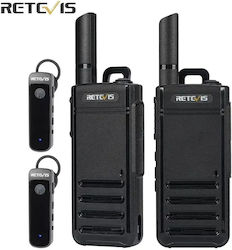 Retevis Rb639p Mini Walkie Talkie Pmr446 Usb-c și Bluetooth Set Căști 2 Bucăți Retevis Rb639p Mini Walkie Talkie Pmr446 Usb-c și Bluetooth Set Căști 2 Bucăți