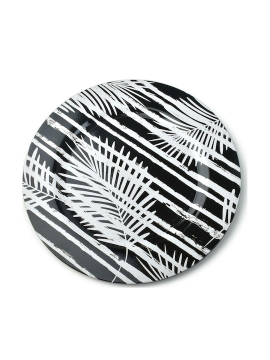 Mondex Decorative Plastic Black Platter 33x33x2cm