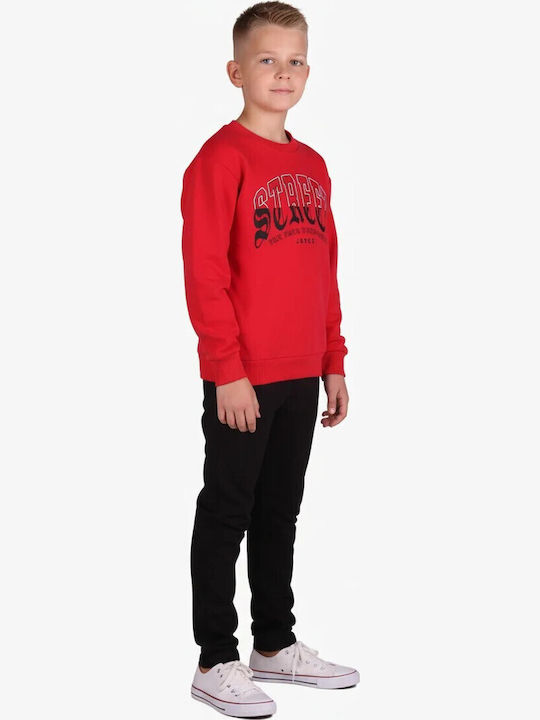 Joyce Kids Sweatpants Set Red