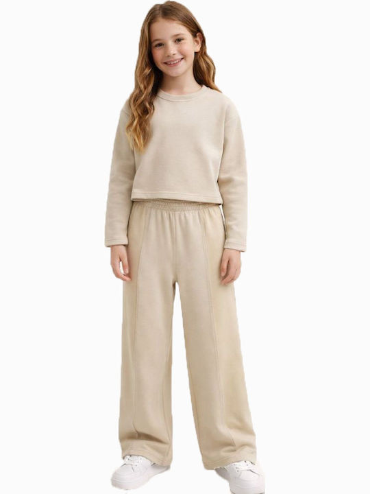 Sommer Kinderbekleidungsset 2 Stück Beige