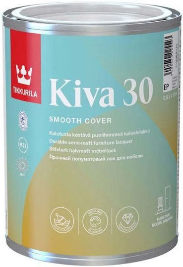 Tikkurila Лак За Вода Блестящ 900мл