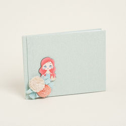 Beauty Home Baptism Guest Book Mermaid Standing Frame