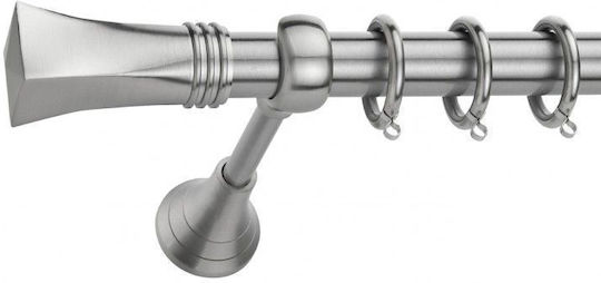 Best Metallische Vorhangstange B033 Einzel 20mm Durchmesser 160cm