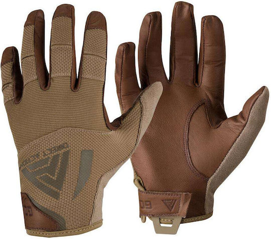 Direct Action Hard Safety Gloves Brown Leather/Synthetic Leather