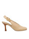 Leder Pumps Beigen