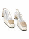 Leder Pumps Beige