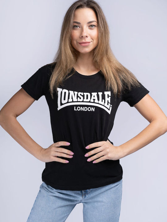 Lonsdale Cartmel Дамска Тениска Черна