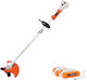Ruris 3144e – 2x20V Brushless Tăietoare De Iarbă Cu Ax Modular Lățime De Tăiere 300 Mm 2 Baterii Incluse