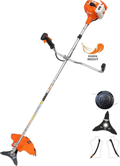 Ruris RR241 Bravo Tăietor de Iarbă pe Benzină în Doi Timpi De Umăr / De Mână 1 CP 3.9 kg