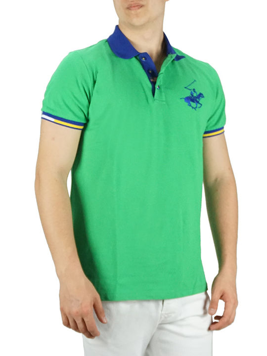 Beverly Hills Polo Club Polo Short Sleeve Green...
