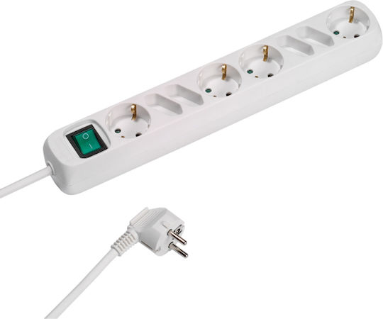Vivanco Steckdosenleiste 8 Anschlüsse mit Kabel 1,4 m