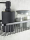 Deante Wall Mounted Bathroom Shelf Metallic Black